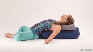 restorative yoga pose
